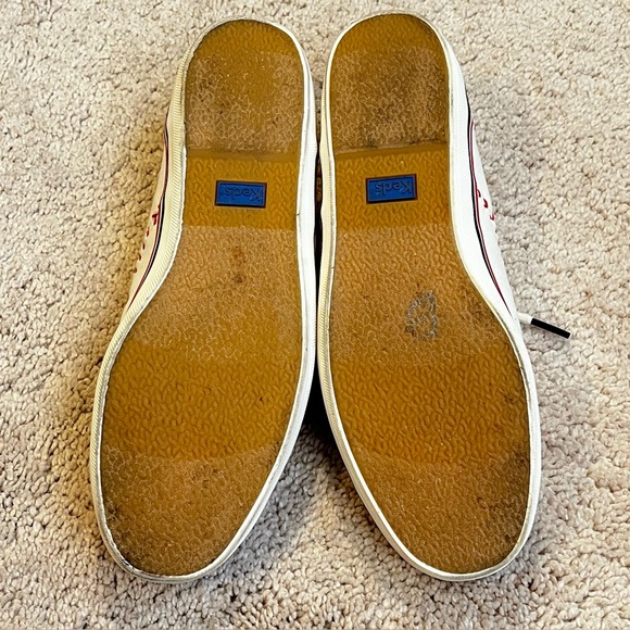 KEDS Champion Pennant  Baseball Sneakers Canvas Red Stitching Low Top Womens 9 - Picture 9 of 9